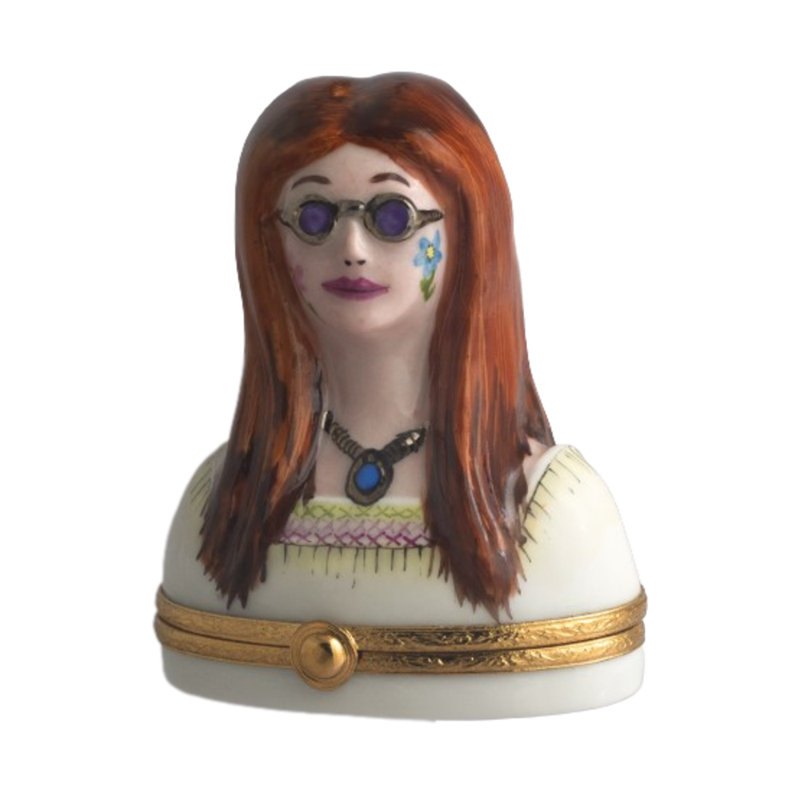 People Handmade Ceramic Decorative Box