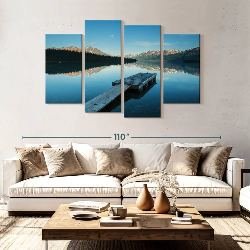 Quai Alvord Lake Clark, H 54 po x l 84 po
