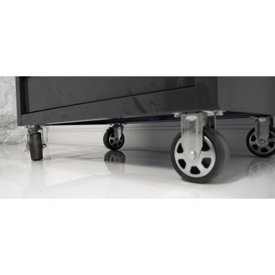 14.5'' W 7 -Drawer Steel Side Chest with Wheels