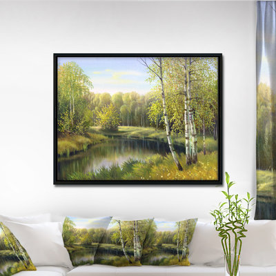 «Quiet Autumn River», reproduction d'art