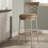 Swivel Upholstered Counter Stool-41670433