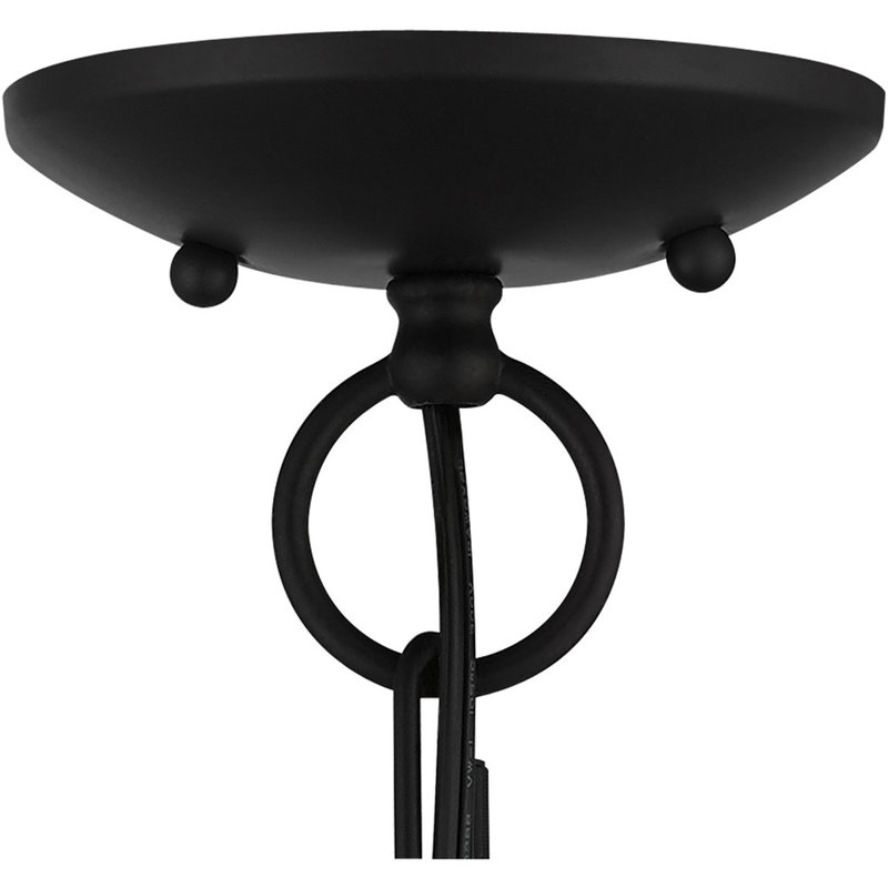 Lustre sphérique 4 lumières Aweys, Noir