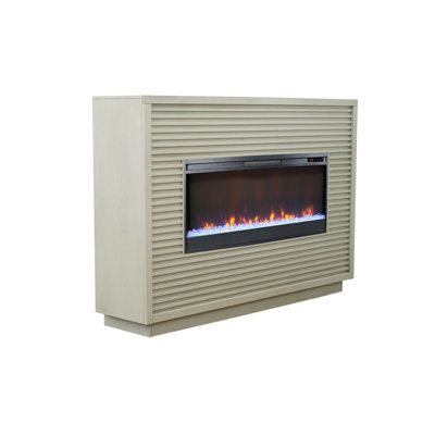 62 Inch Fireplace Mantel, Sandstone Finish