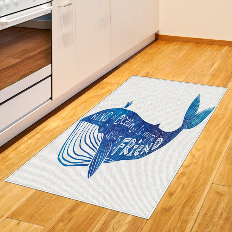 Inspirational High Density Long Fiber Poly Threads Decorative Area Rug Carpet, Rectangle 2'7" x 5'