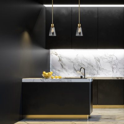 Luminaire suspendu simple à 1 lumière Farella