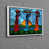 White Floater Framed selected