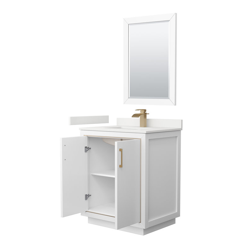 30'' W Single Vanity, WDX13309, Dark Gray, Matte Black