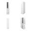 Bathroom Storage Cabinet With 3 Shelves,4 Door Shelves,3 Smooth-Gliding Drawers