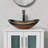 Sharee 60" Double Sink Bathroom Vanity With Vessel Sink, Manufactured Wood Top, Faucet And Drain-1786383898-1786383897