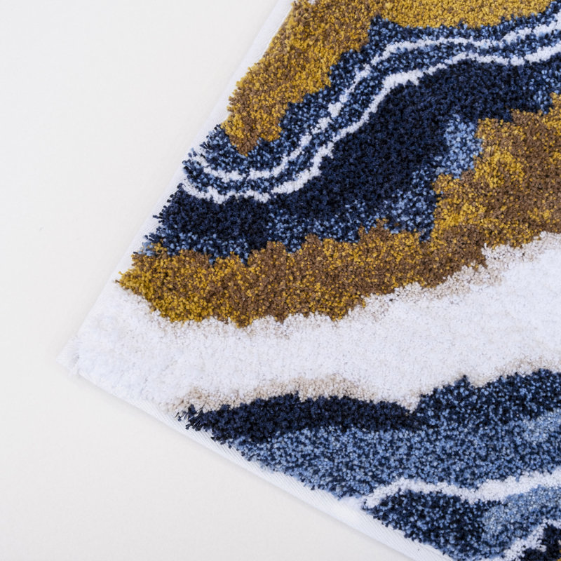 Mystery Abstract Bath Rug, 28" W x 47" L