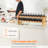 18 Bottle Stackable Bamboo Wine Rack, 2-Tier Modular Storage Display Shelf for Kitchen & Bar