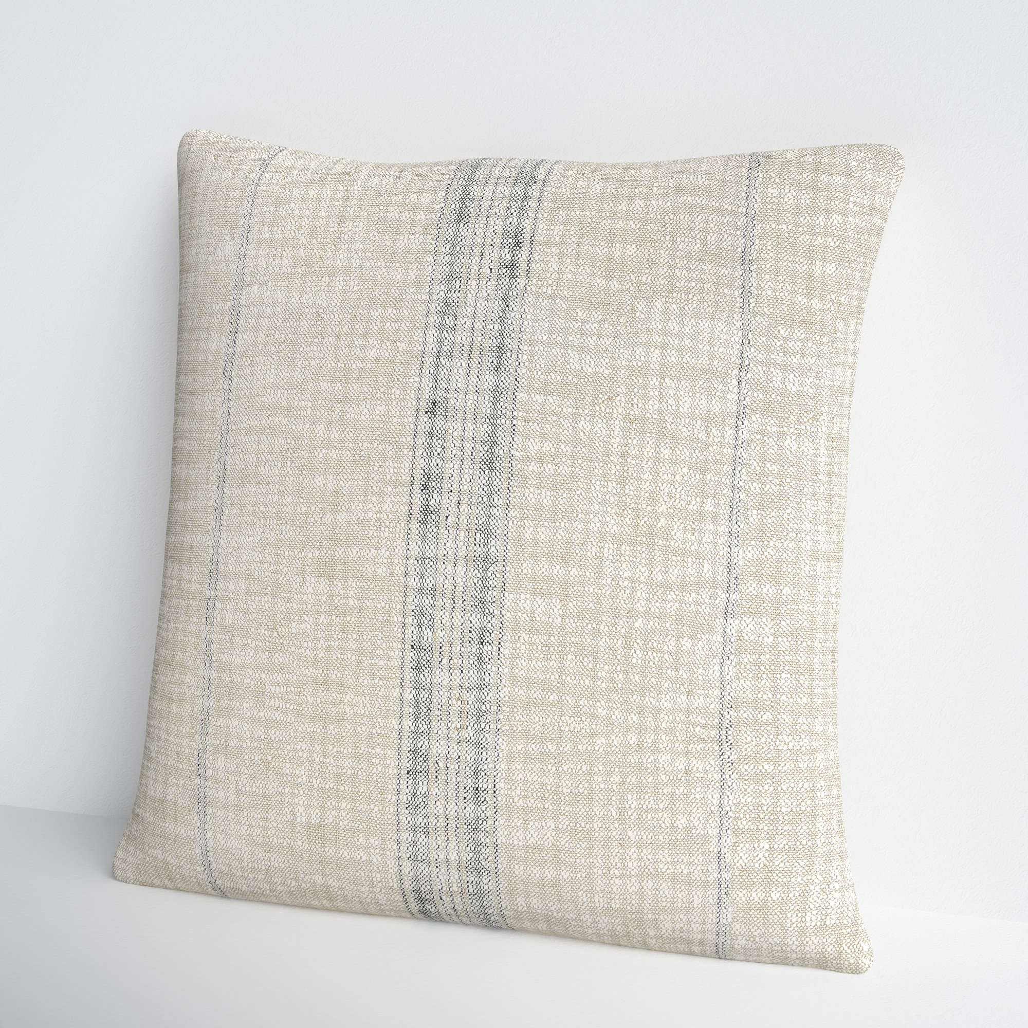 Silverton Throw Pillow, Natural/Black, Rectangular, 16" x 36"