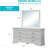 Dresser , Silver Champagne