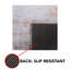 Tapis abstrait gris / rouille-193660707