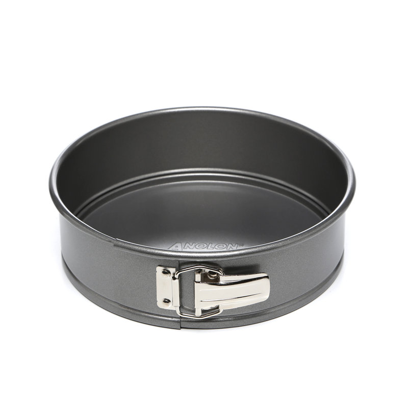 Anolon Advanced Bakeware Nonstick Round Springform Pan, 9 Inch, Gray
