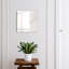 Key cabinet for wall, Opens to the right, 30x30x5, Black, Subtle patterns with delicate lines, 