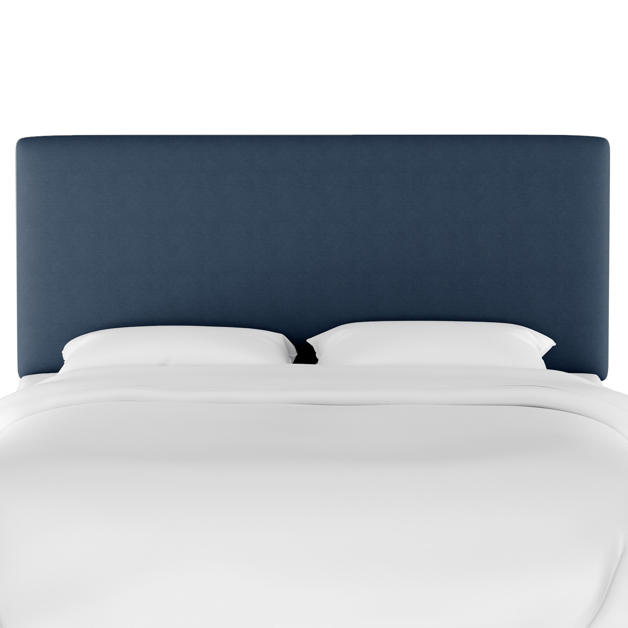 Eisley Upholstered Headboard, Full, Classic Navy Linen