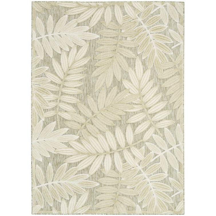 Lakesha Ivory Sage Modern Rug