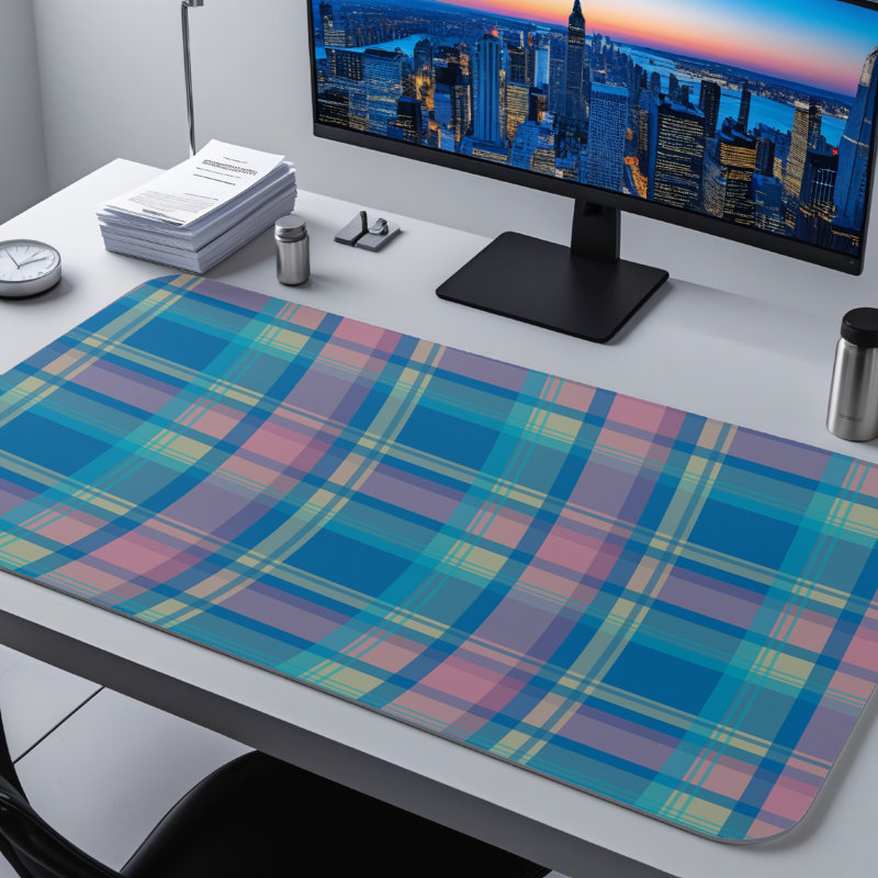 Polyester Desk Pad, 14.4x12.1