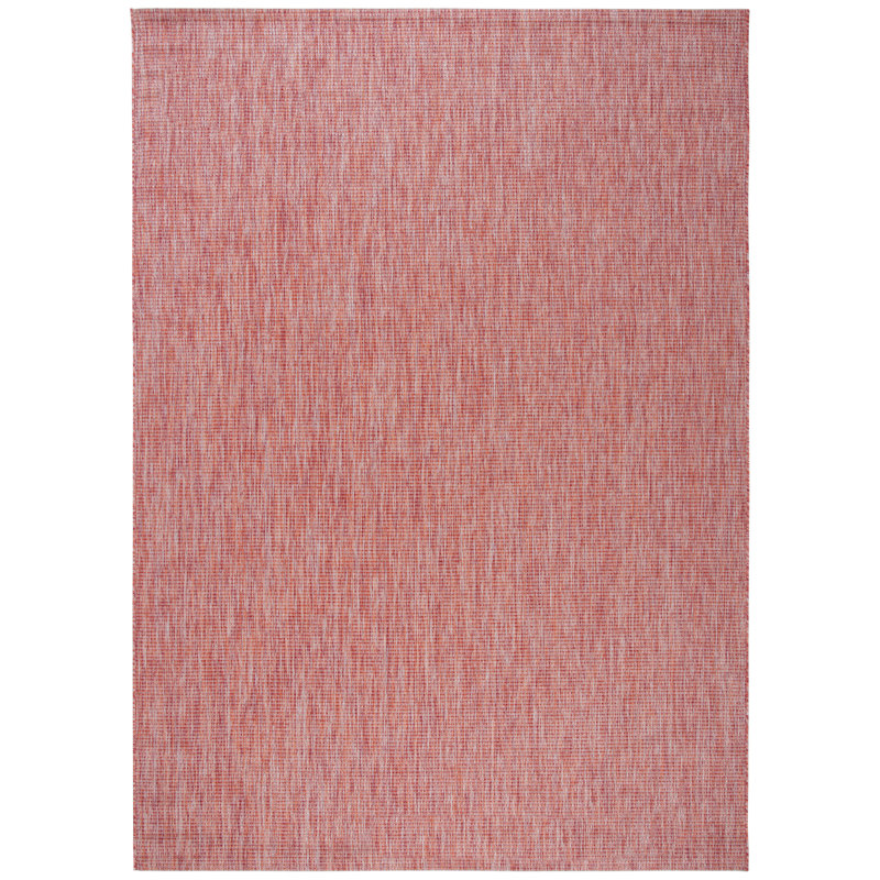 Tapis d'intérieur / extérieur de couleur unie Alaycia Performance, Rectangle 9 pi x 12 pi