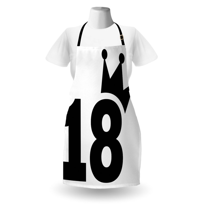No Pattern Bib Apron