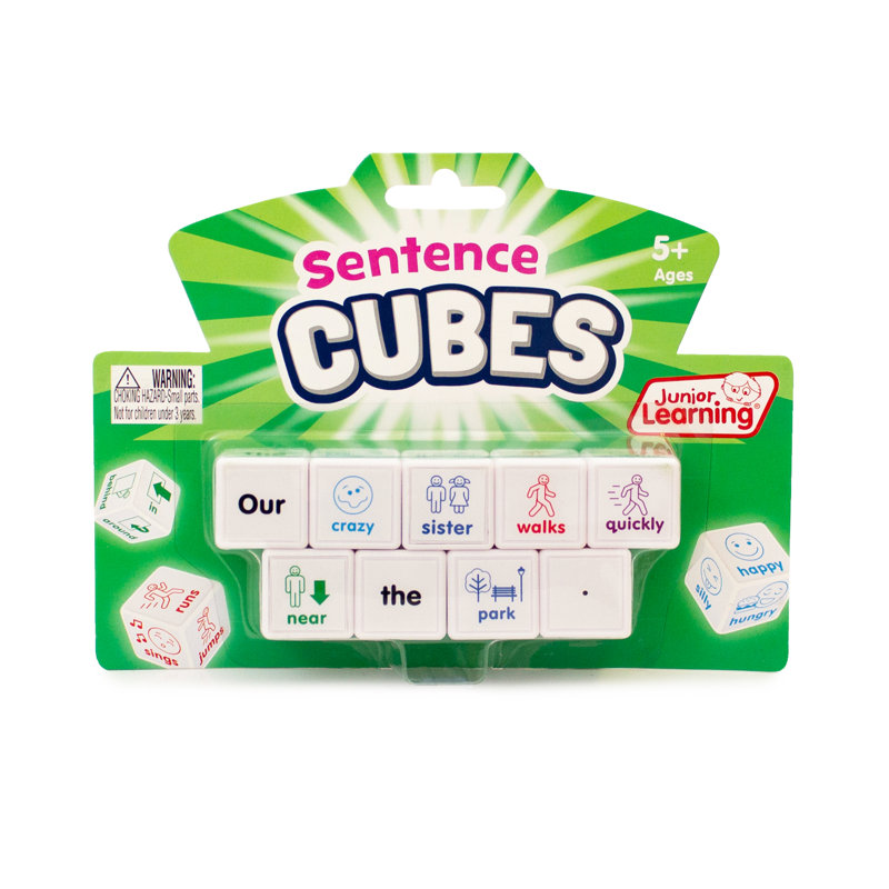 Sentences Cubes - Éducatif - Neuf cubes pour créer des phrases
