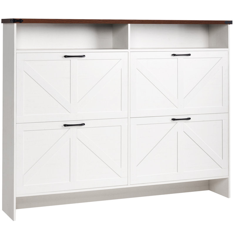 32 Pair Stackable Shoe Storage Cabinet