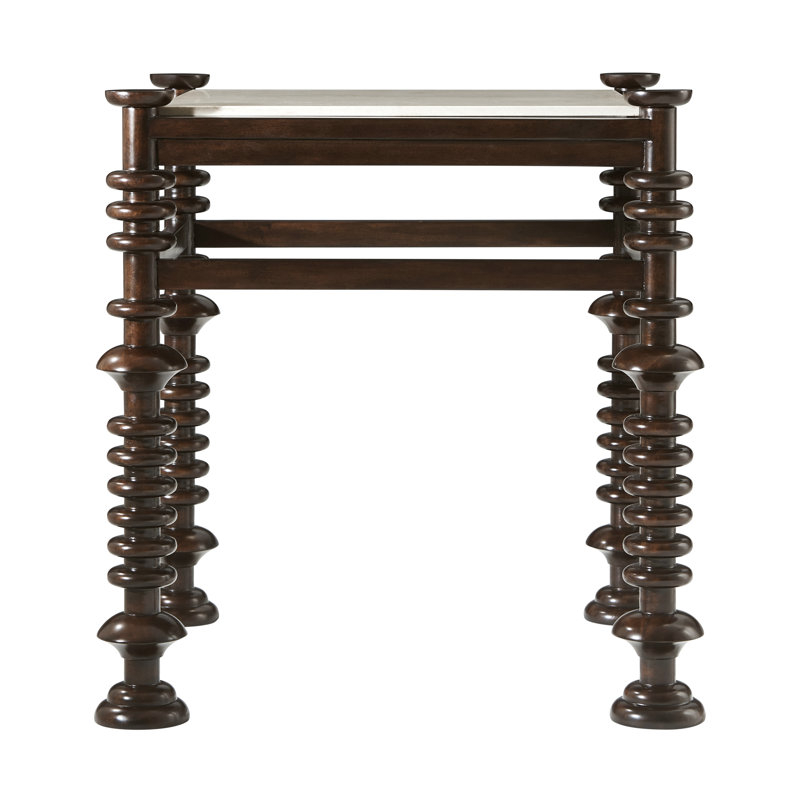 James Marble End Table