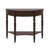 Solid Wood Half Moon Console Table With Drawer – Entryway Accent Table With Storage-122653142