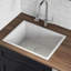 Fiamma 24" L x 18" W Dual Mount Kitchen Sink