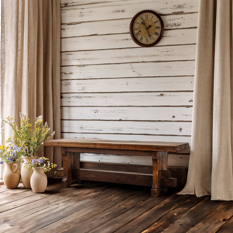 Banc en bois massif