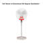 Ventilateur sur socle oscillant 16 po avec télécommande, blanc