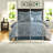 Piece Queen Bedding Sets, Polyester Jacquard Damask, Modern Home