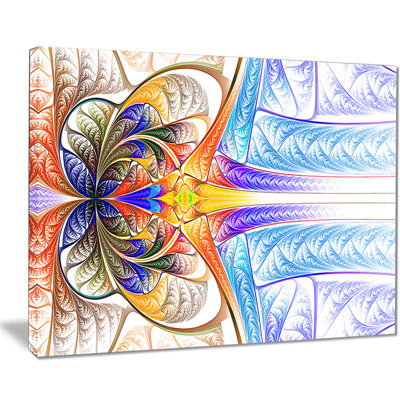 « étrange fractal desktop wallpaper », impression sur toile