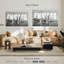 Impression sur toile monochromatique de Chicago-1083388546