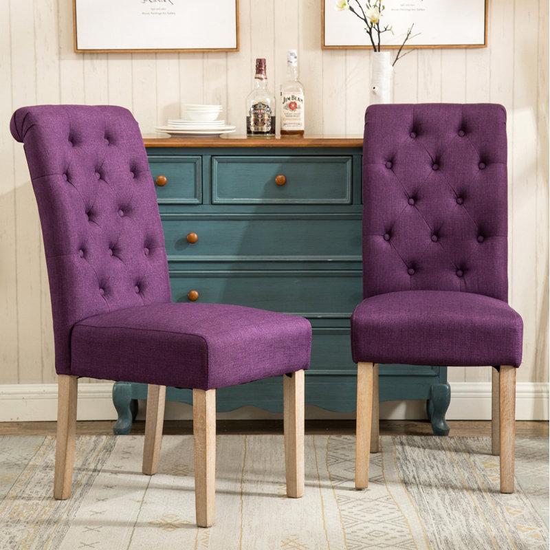 Chaise de salle à manger Parsons, Mauve