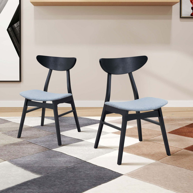 Ensemble de 2 chaises de salle à manger en bois