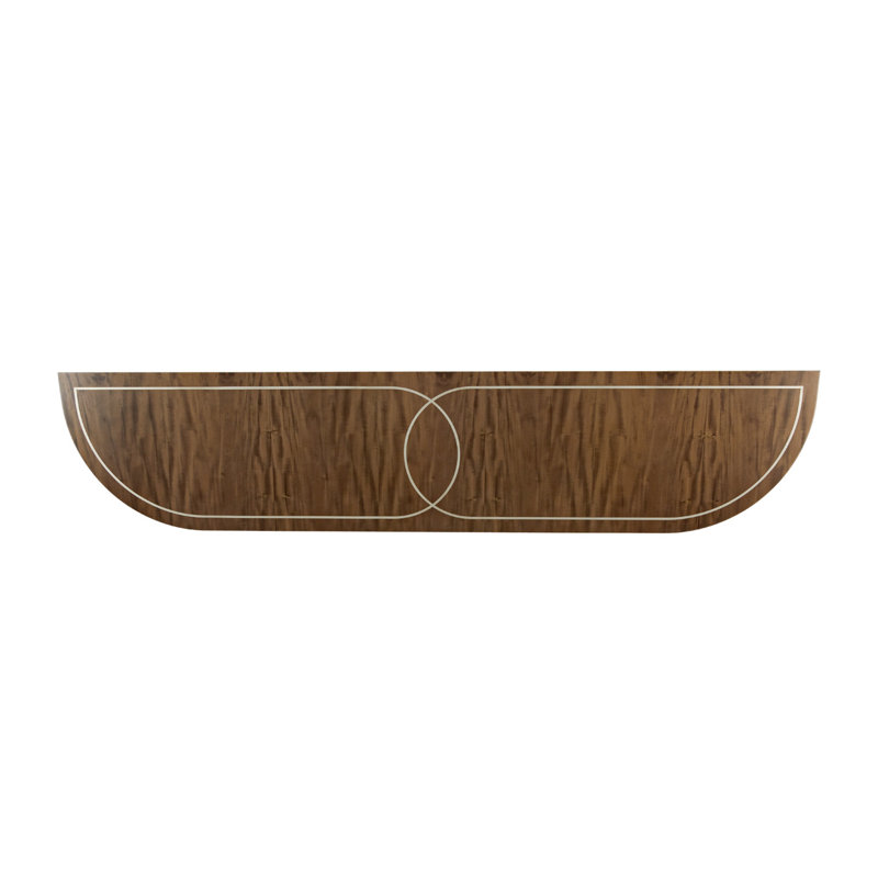 Villa Cherie Console Table, Hazelnut/Chardonnay