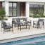 5 - Person Garden Lounge Set with Cushions-664881327