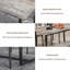Ensemble de table et de chaises quatre pièces avec dossier, style industriel, structure solide-1070493495