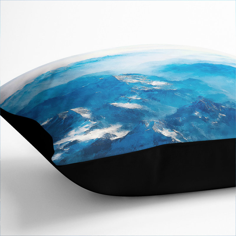 Square Cushion, 55cm H x 55cm W x 20cm D, Black