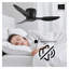 Lozell 3 pales à feuilles noires, boîtier noir court-145286685-145286684