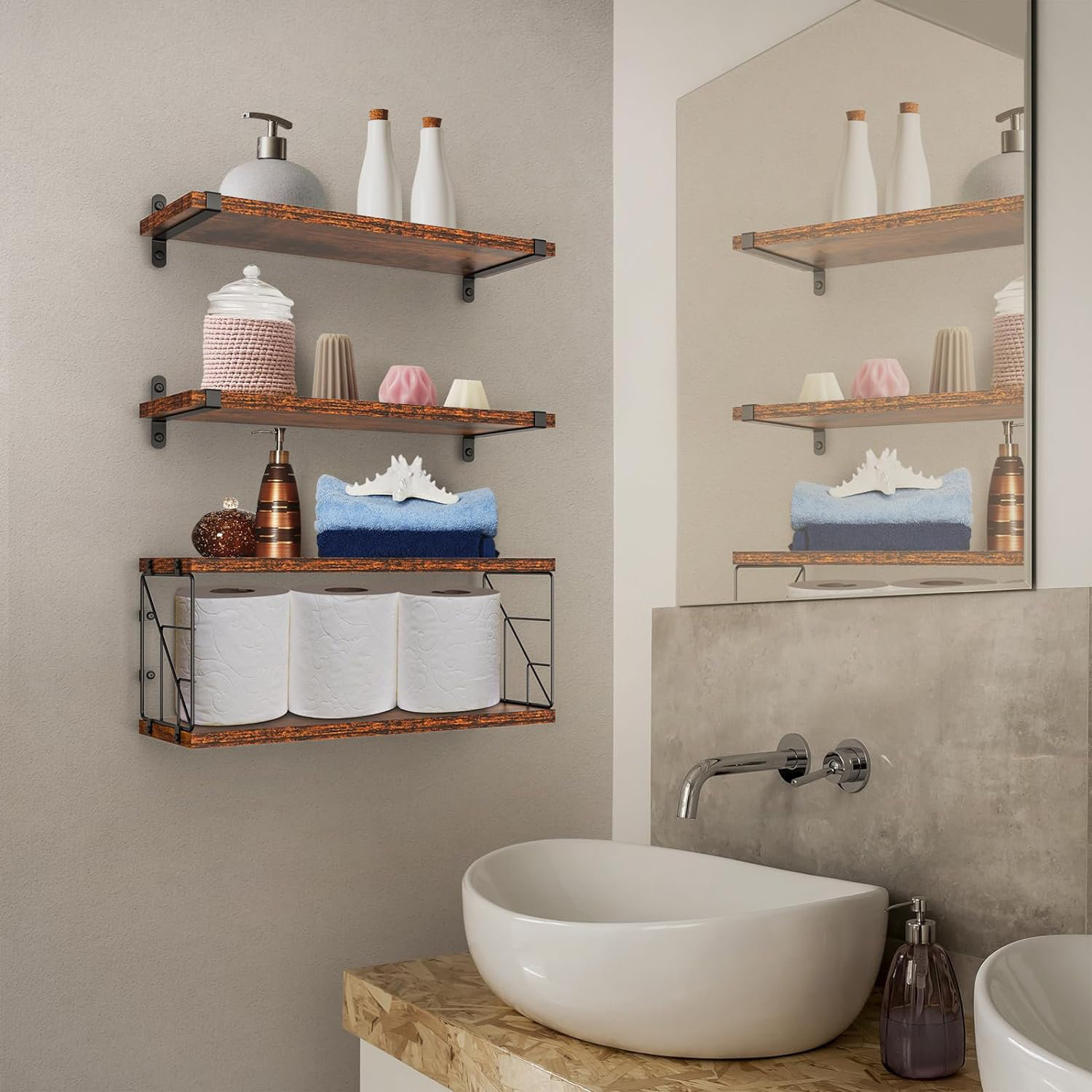 Floating Shelves above Toilet: Stylish Storage Ideas You’ll Love