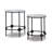 Ensemble de 2 tables d'appoint Daltan