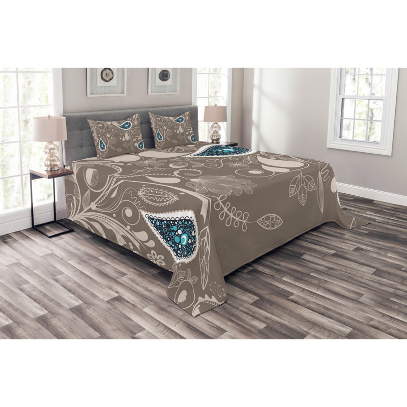Bedspread Set with Shams, 220 x 264 cm