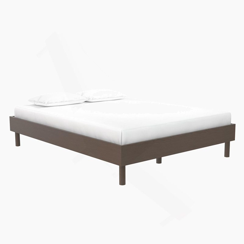 Cologne Tool-Less Wood Platform Bed, Queen Size, Easy Assembly, No Box Spring Needed, Sturdy And Stylish Design, Queen