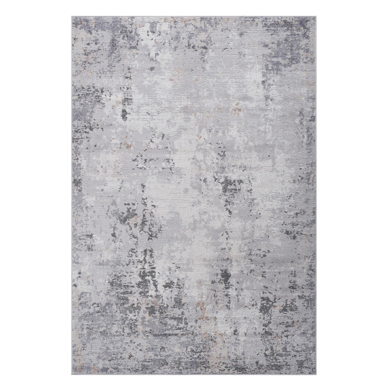 Naar Marfi Area Rugs, Ivory/Sand/Abstract Accent Power Loom Machine -Crafted Rug, Rectangle 5'3" x 7'6"