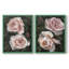 «Peachy Roses I», reproduction encadrée de qualité supérieure - prête à être accrochée - aucun clou requis - aucun clou requis-165326627-165326686