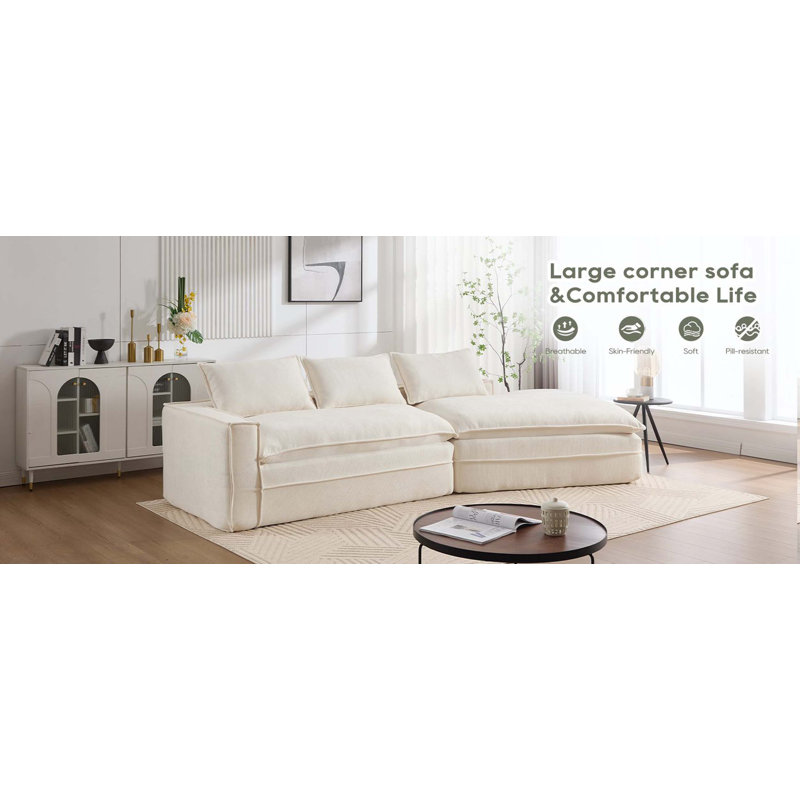 Canapé modulaire Modern, Blanc