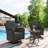 Mapleview Outdoor All-Weather 2-Person Wicker Conversation Set with Cushions for Patio, Porch, Garden-1100869404-1100869405
